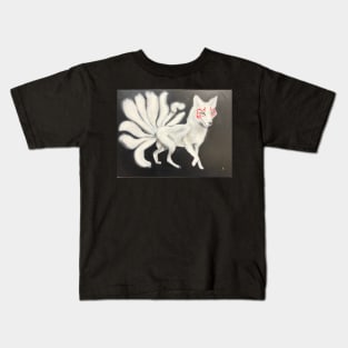 Fox Spirit (9 Tailed Fox) By Nikki Limpert Kids T-Shirt